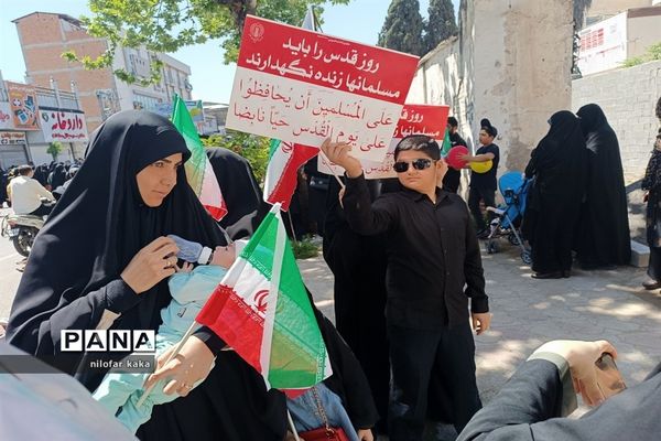 راهپیمایی روز قدس در قائمشهر