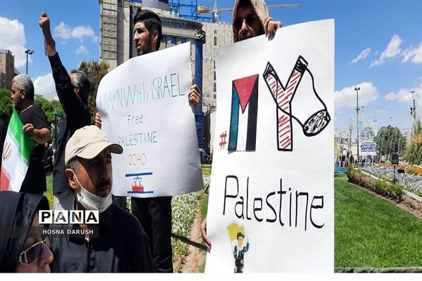 راهپیمایی با شکوه روز قدس در مشهد مقدس