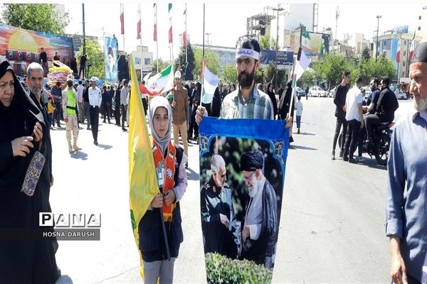 راهپیمایی با شکوه روز قدس در مشهد مقدس