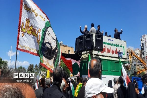 راهپیمایی با شکوه روز قدس در مشهد مقدس