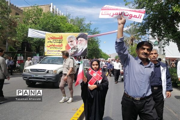 راهپیمایی باشکوه روز قدس در شیراز