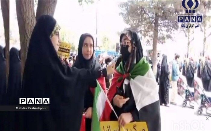 دهه هشتادی‌ و دهه‌نودی‌های شهرستان رباط کریم در راهپیمایی روز قدس شرکت کردند/فیلم