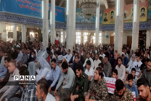 حضور حماسی مردم دشت آزادگان در راهپیمایی روز قدس