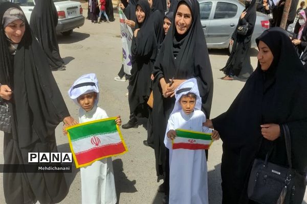 حضور حماسی مردم دشت آزادگان در راهپیمایی روز قدس