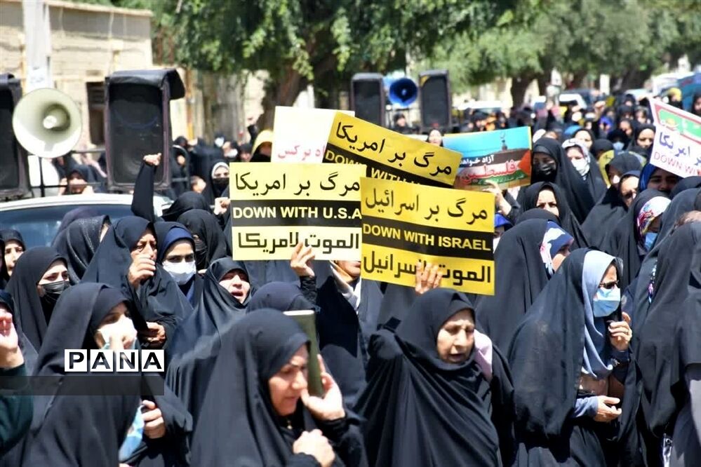 راهپیمایی روز قدس در اندیمشک