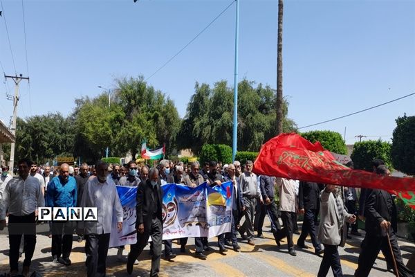 راهپیمایی روز قدس در اندیمشک