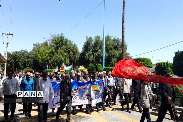راهپیمایی روز قدس در اندیمشک