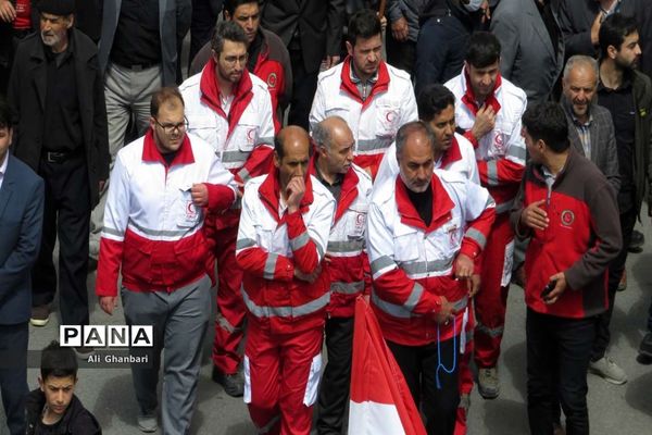 حماسه حضور مردم آذرشهر در راهپیمایی روز قدس