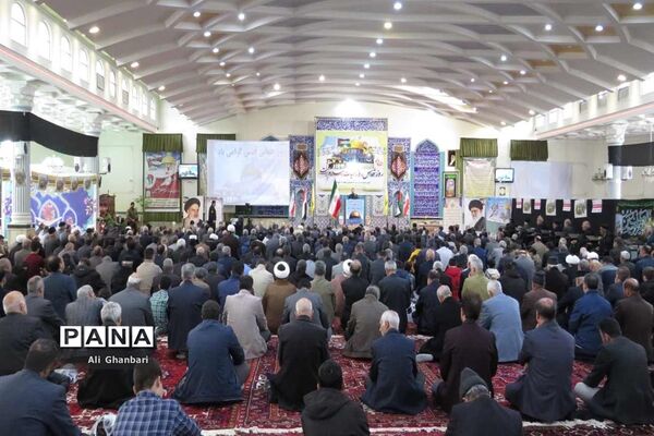 حماسه حضور مردم آذرشهر در راهپیمایی روز قدس