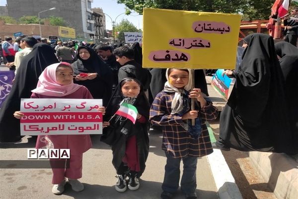 حضور پرشور مردم ولایتمدار شهرستان کاشمر در راهپیمایی روز قدس