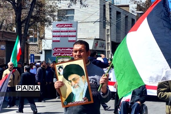 راهپیمایی روز قدس در زنجان