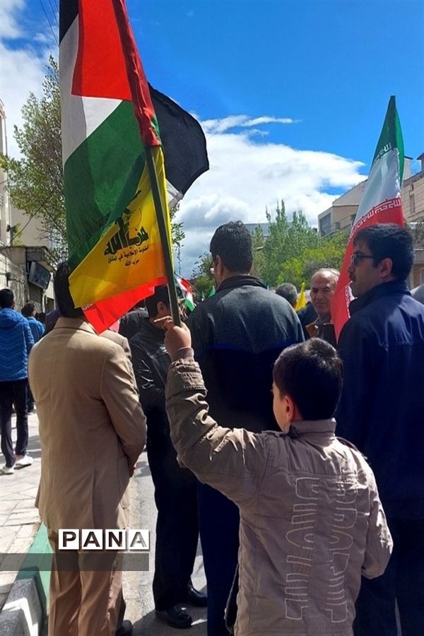 راهپیمایی روز قدس در زنجان