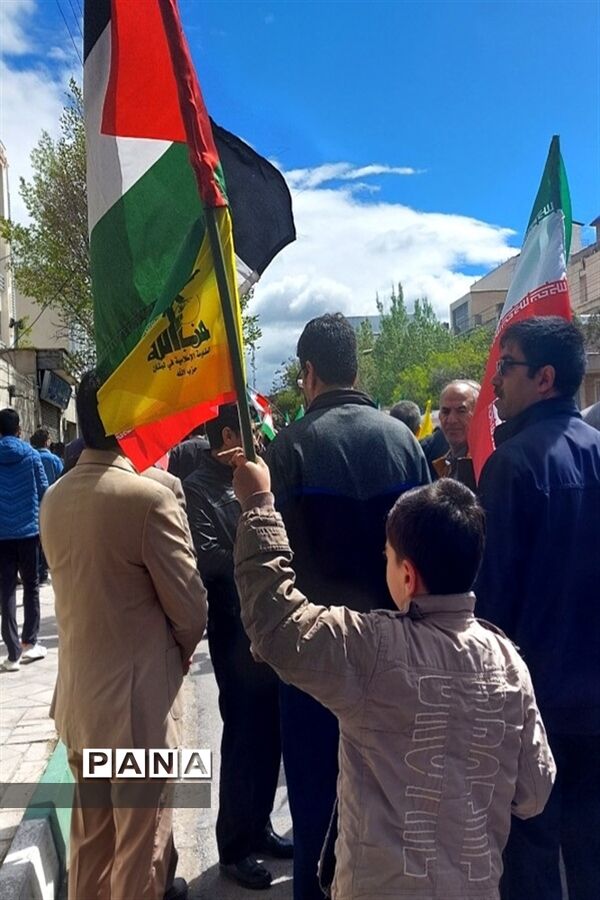 راهپیمایی روز قدس در زنجان