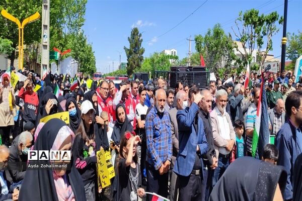 راهپیمایی بزرگ روز جهانی قدس در شهرستان رباط‌کریم