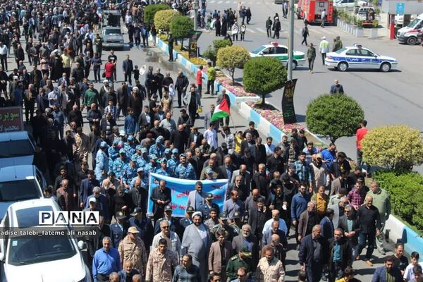 راهپیمایی روز قدس در شهرستان جوادآباد