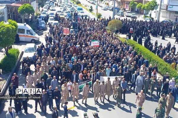 راهپیمایی روز قدس در شهرستان جوادآباد
