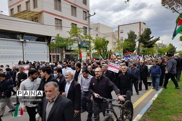 راهپیمایی روز جهانی قدس درقزوین