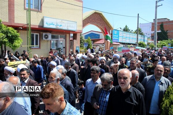 راهپیمایی روز جهانی قدس در میاندورود