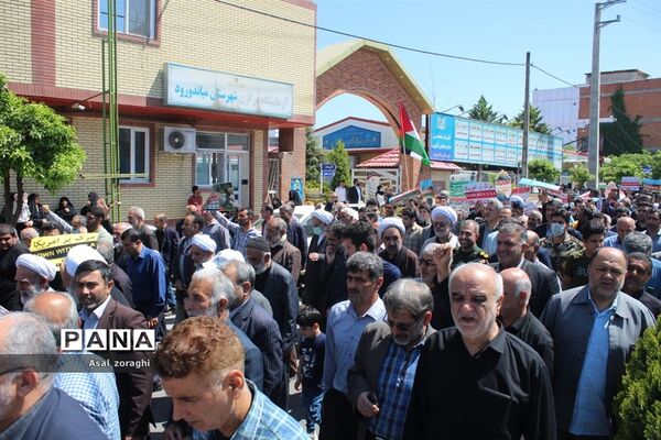 راهپیمایی روز جهانی قدس در میاندورود