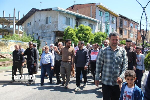 راهپیمایی روز جهانی قدس در میاندورود