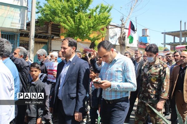 راهپیمایی روز جهانی قدس در میاندورود