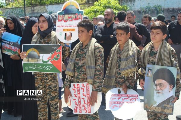 راهپیمایی روز جهانی قدس در میاندورود