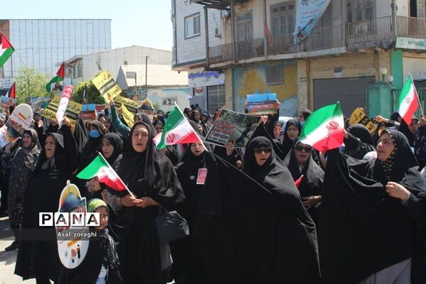 راهپیمایی روز جهانی قدس در میاندورود