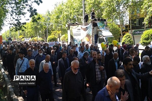 راهپیمایی روز قدس در آمل