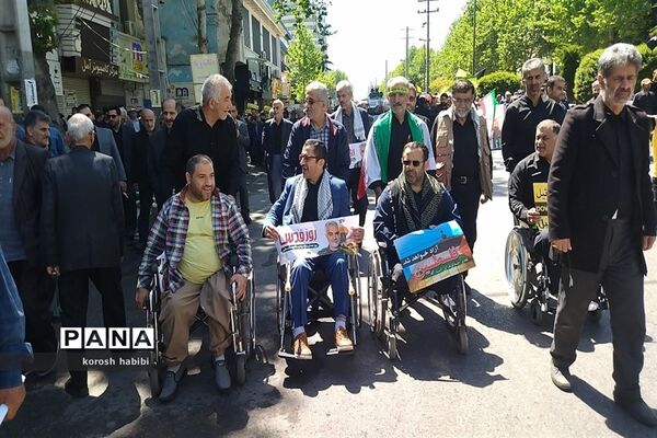 راهپیمایی روز قدس در آمل
