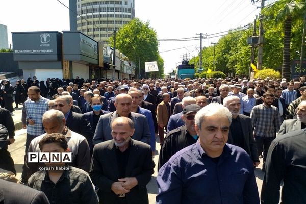 راهپیمایی روز قدس در آمل
