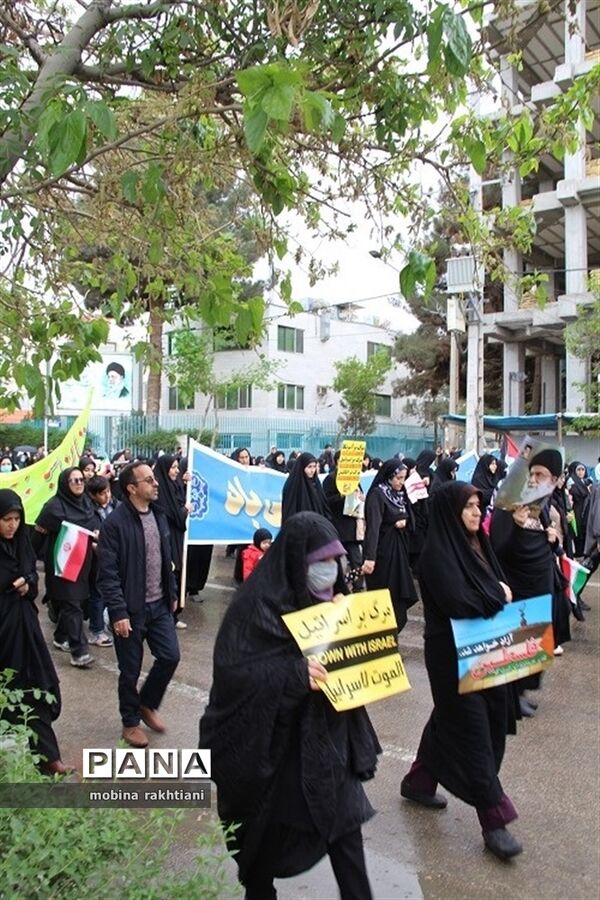 راهپیمایی با شکوه روز جهانی قدس در بجنورد