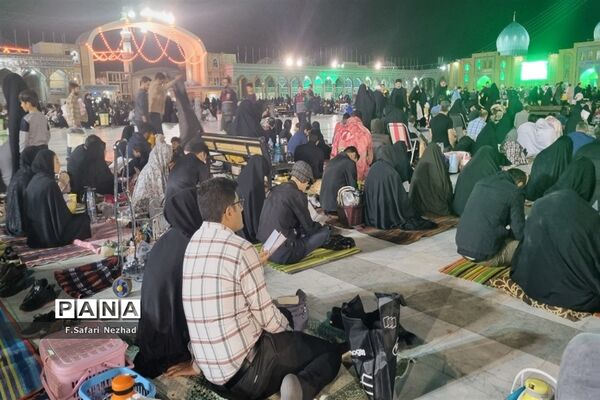 مراسم احیای شب بیست و سوم ماه رمضان در قم