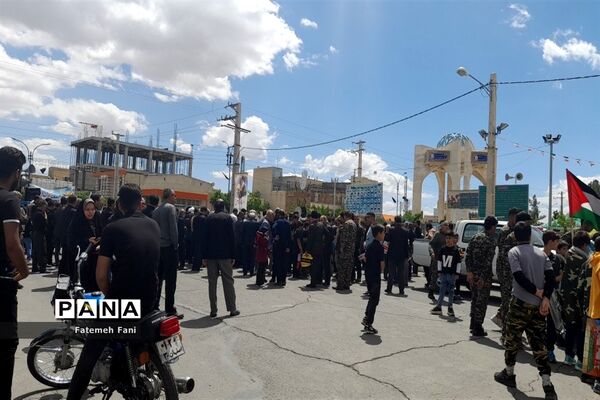 راهپیمایی روز قدس در شهر جعفریه قم