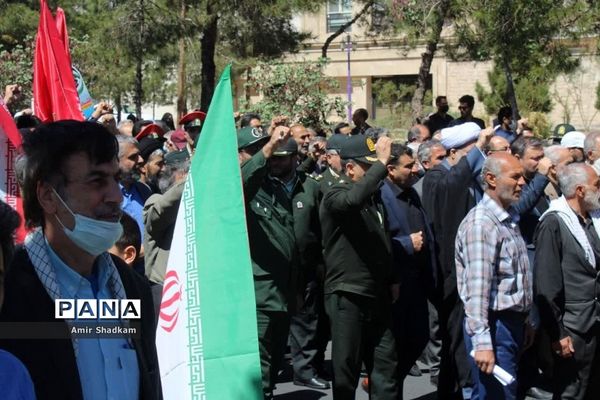 راهپیمایی روز جهانی قدس در سمنان