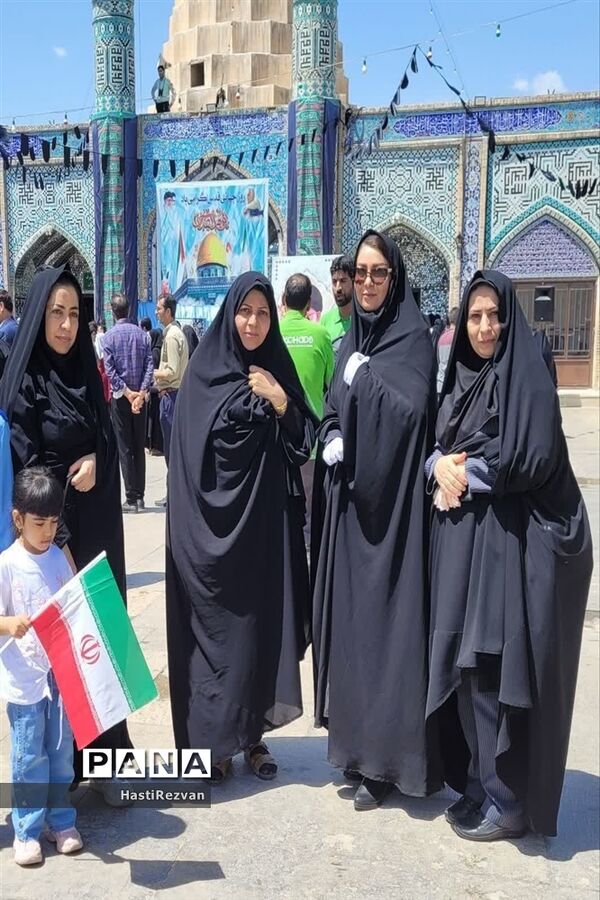 راهپیمایی روز جهانی  قدس در شهرستان شوش