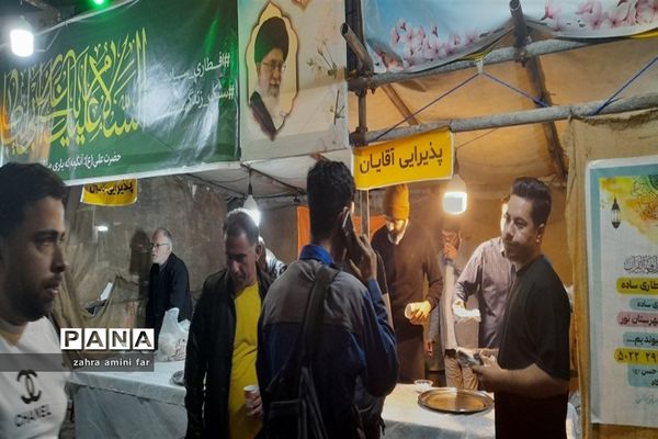 سفره اطعام کریمانه در شهرستان نور