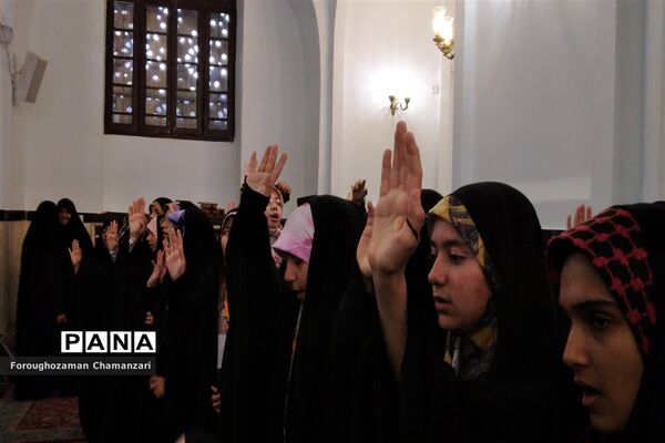 مراسم اعتکاف اتحادیه دانش آموزی انجمن اسلامی در جوار حرم مطهر رضوی
