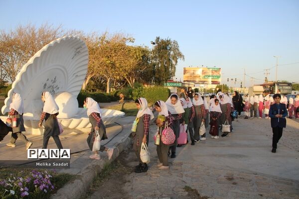 برگزاری جشن دانش‌آموزان روزه اولی در بوشهر