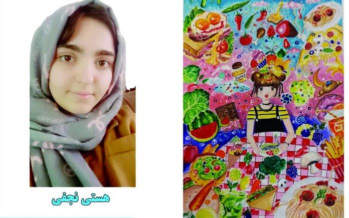 "هستی نجفی" نوجوان اهری نشان برنز و لوح تقدیر مسابقه هیکاری ژاپن را دریافت کرد