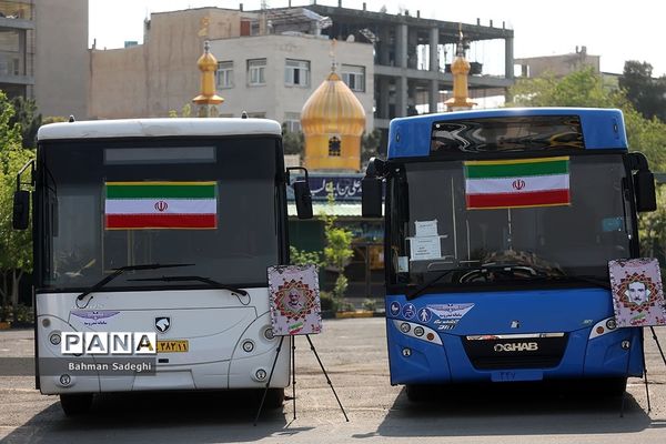 رونمایی از ۴۰ دستگاه اتوبوس شرکت واحد