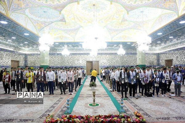 جشن پسران روزه‌اولی در حرم حضرت معصومه(س)