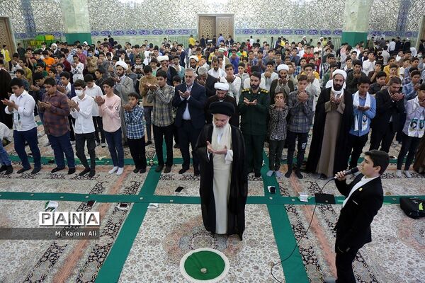 جشن پسران روزه‌اولی در حرم حضرت معصومه(س)