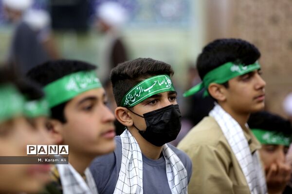 جشن پسران روزه‌اولی در حرم حضرت معصومه(س)