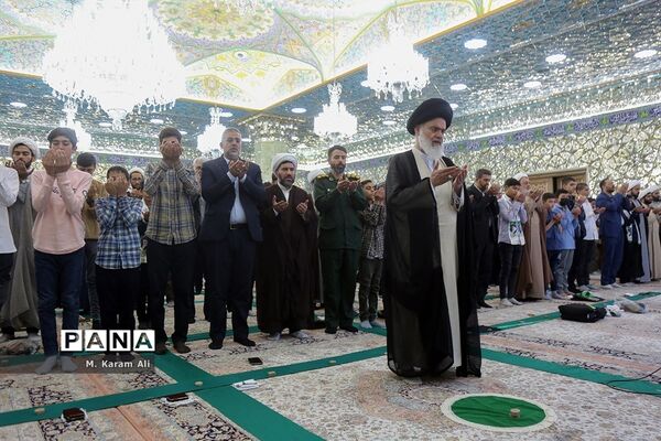 جشن پسران روزه‌اولی در حرم حضرت معصومه(س)