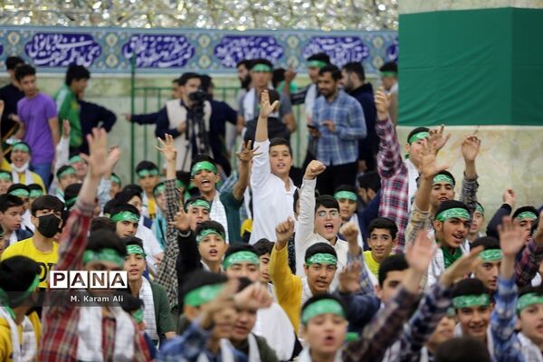 جشن پسران روزه‌اولی در حرم حضرت معصومه(س)