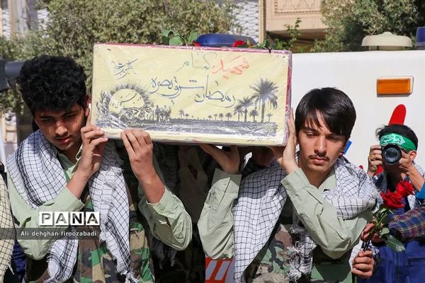 میزبانی دبیرستان شاهد حضرت ولی‌عصر(عج) میبد از شهید گمنام دوران دفاع مقدس