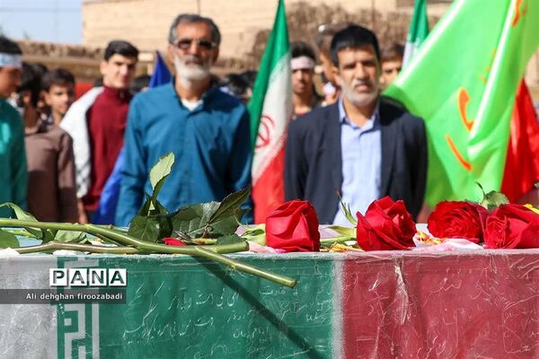میزبانی دبیرستان شاهد حضرت ولی‌عصر(عج) میبد از شهید گمنام دوران دفاع مقدس