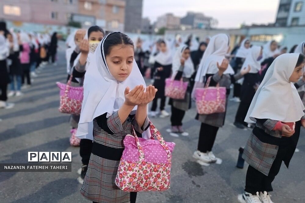 ضیافت افطاری در دبستان دخترانه ریحانه‌النبی فشافویه