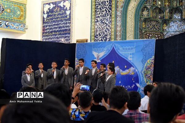 برگزاری مراسم جشن تکلیف پسران آموزشگاه متوسطه اندیشه