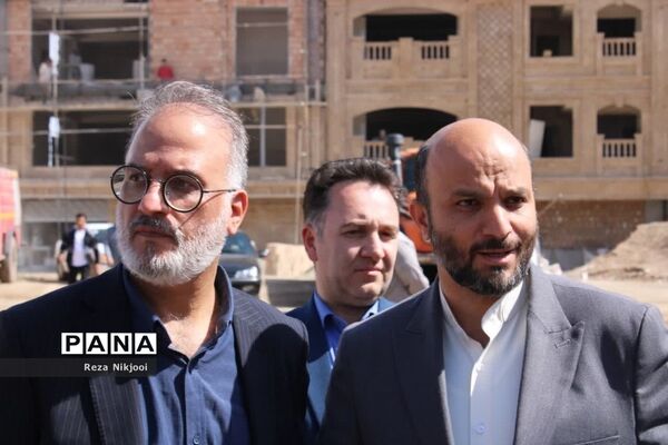 آیین خشت‌گذاری ۱۴۰ باب کلاس درس در شهرستان بهارستان
